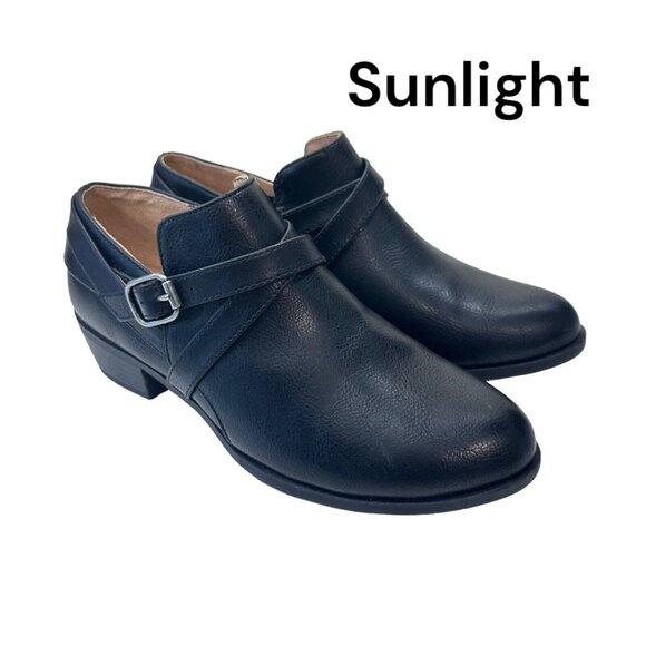 LifeStride Velocity 2.0 Adley Women Black Faux Leather Ankle Booties SZ 6.5M - Picture 12 of 13